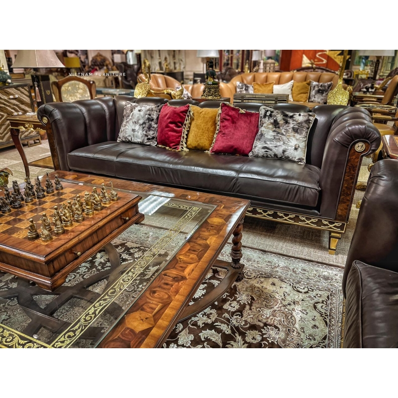 Set sofa Lydia T.A - Nâu đậm 