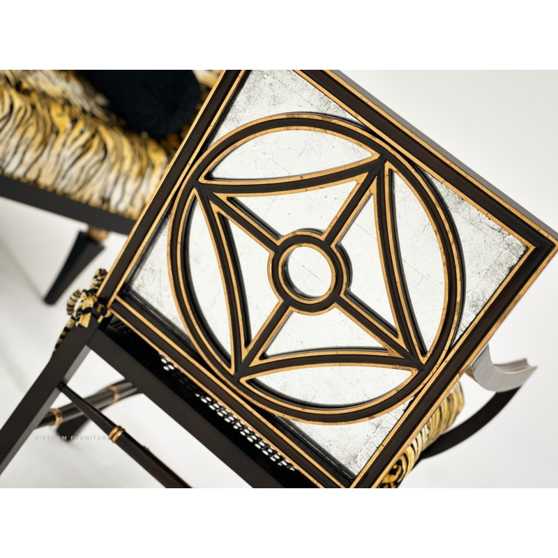 Macayla Mirrored Armchair