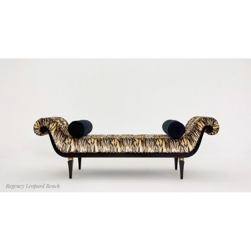 Versailles bench leopard 