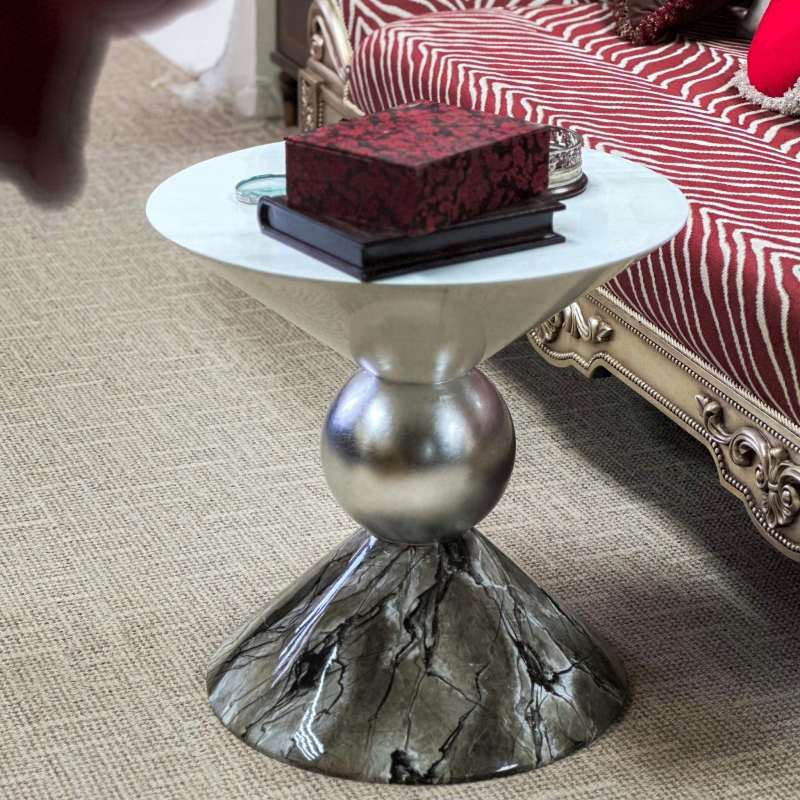 Fauxmarble Sidetable 