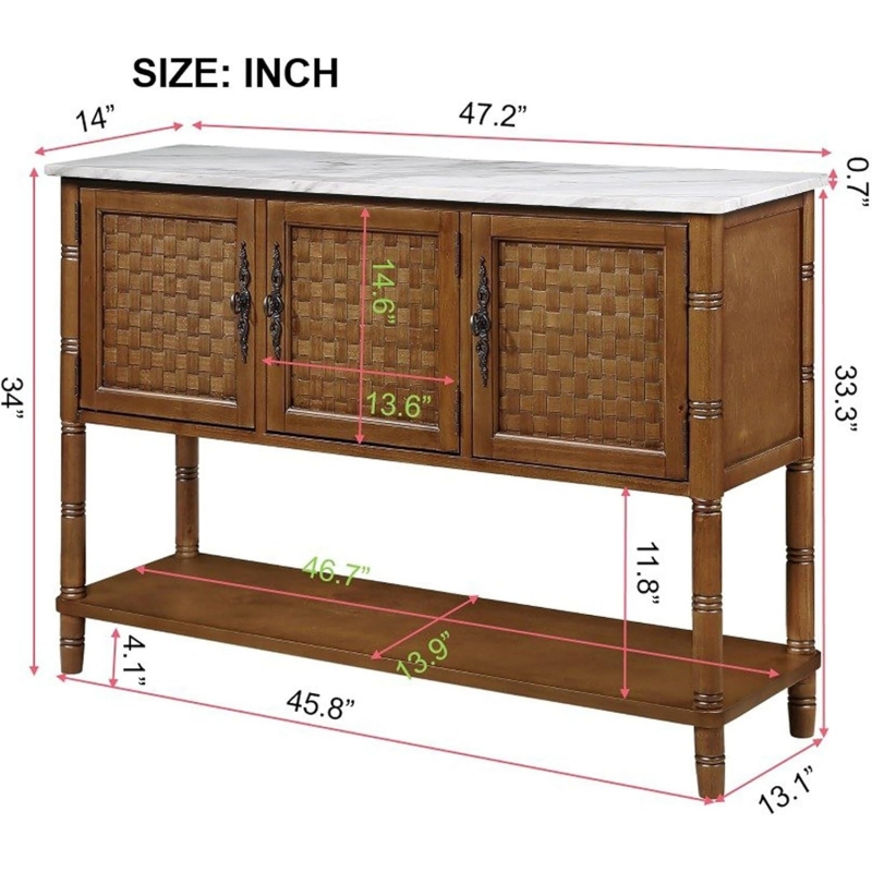 	Tủ Console Stone - Nâu