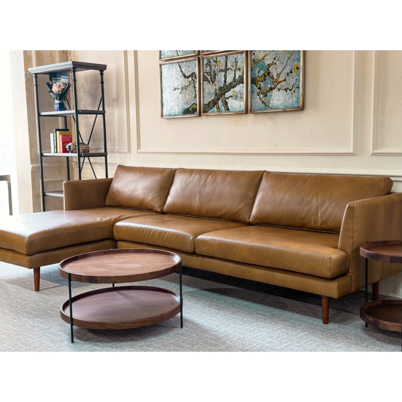 	Ghế sofa góc MD 1490 RHF - Chân sồi