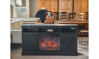 Kệ tivi + Lò sưởi điện Ameriwood Home Ashton Lane