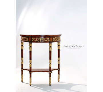 Beauty of Leaves Accent Console Table 