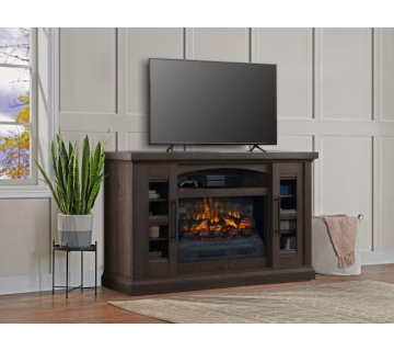 Kệ tivi + Lò sưởi điện Allen + Roth W Brown