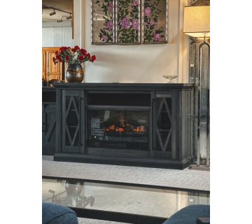 Kệ tivi + Lò sưởi điện Allen + Roth W Brown