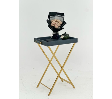 Bàn khay chữ nhật Faux shagreen