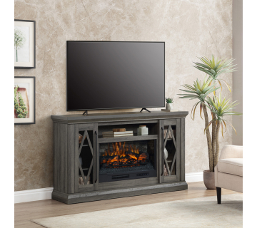 Kệ tivi + Lò sưởi điện Allen + Roth W Brown