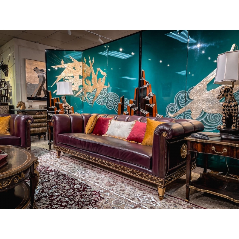 Set sofa Lydia T.A - Nâu Đỏ