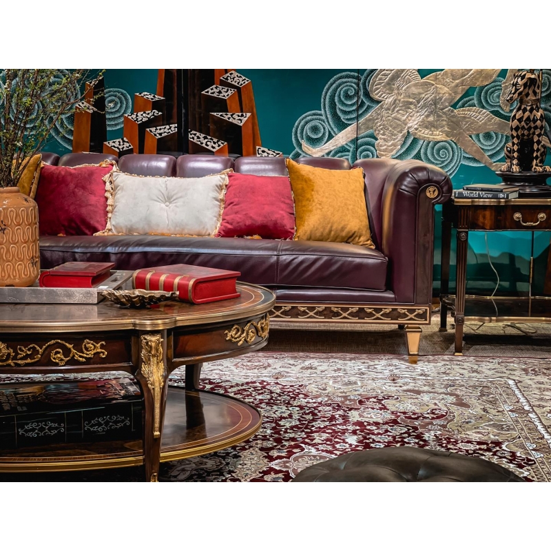 Set sofa Lydia T.A - Nâu Đỏ