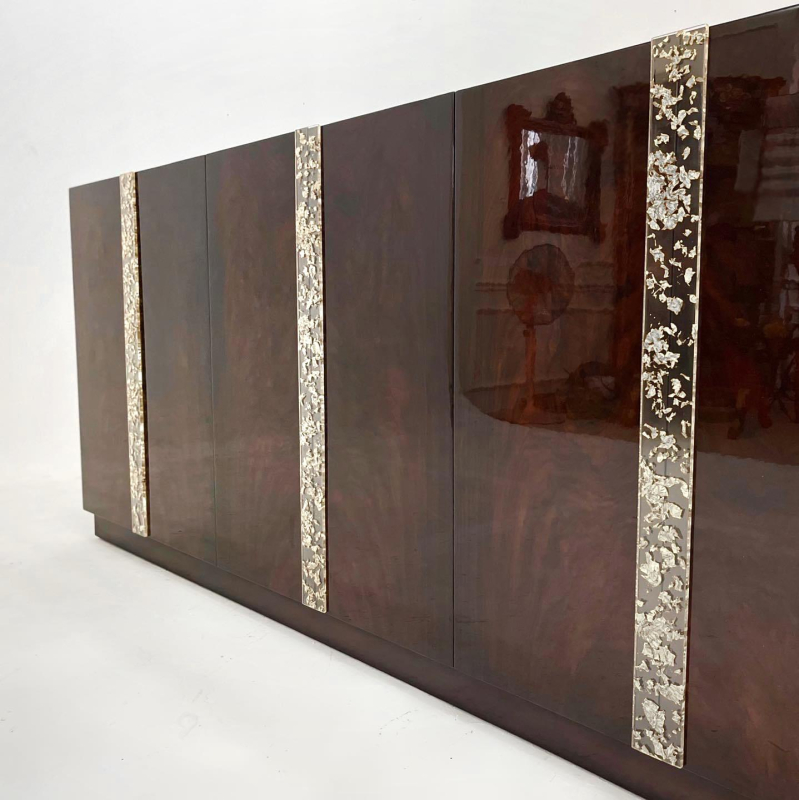 Tủ Credenza - Bạc 