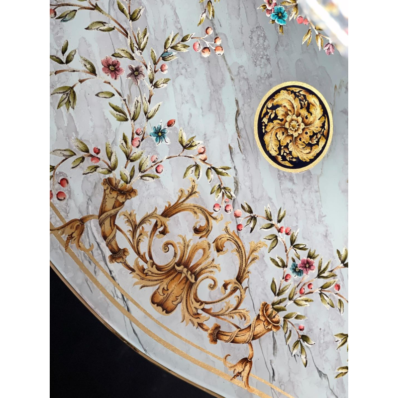 BÀN TRÀ ĐỒNG FLORAL