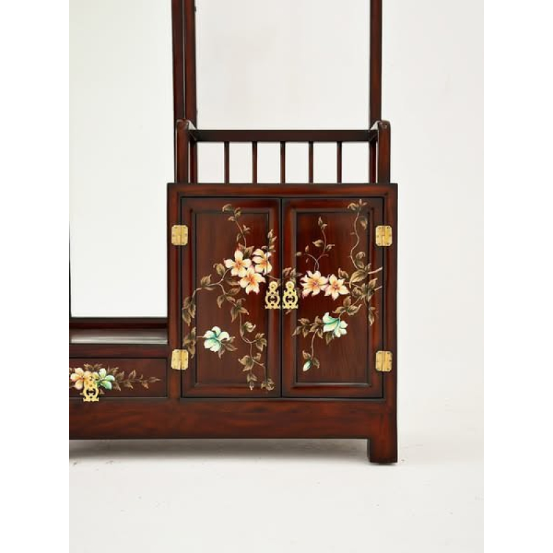 Tủ Display vẽ hoa