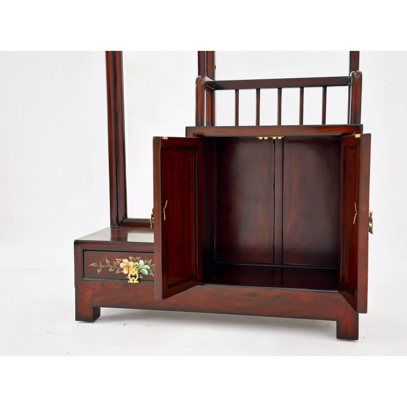 Tủ Display vẽ hoa