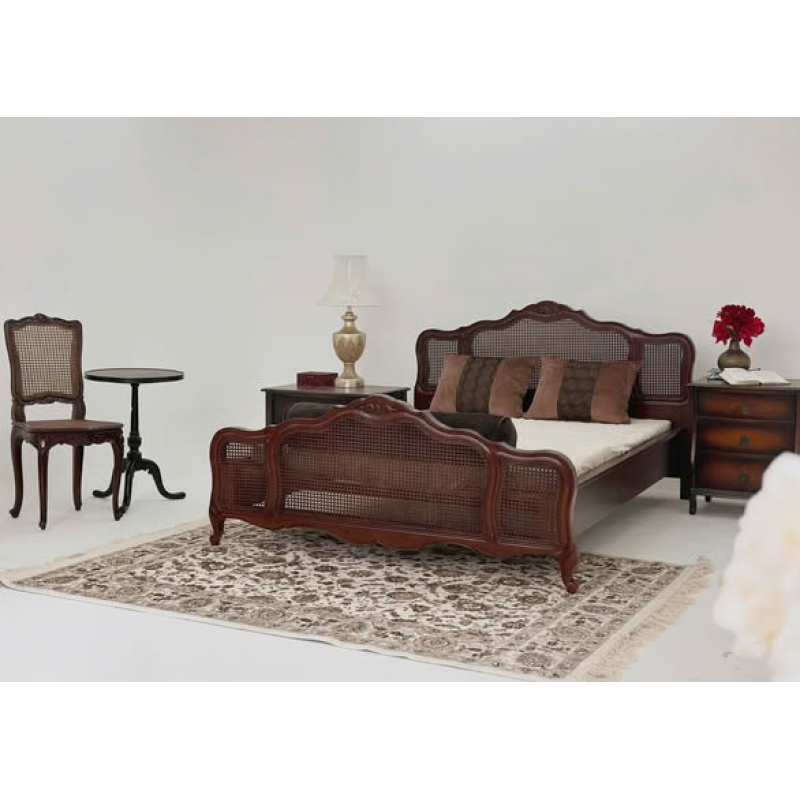 Giường mây BP - Nâu