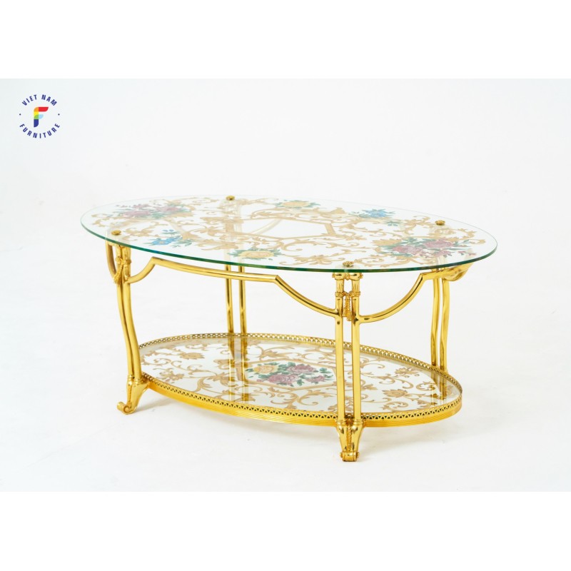 BÀN TRÀ ĐỒNG FLORAL 4439