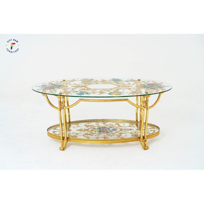BÀN TRÀ ĐỒNG FLORAL 4439
