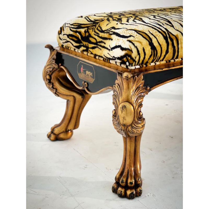 Bench vải da hổ 