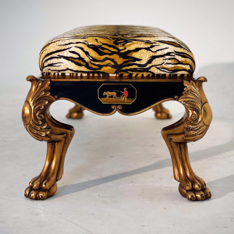 Bench vải da hổ 