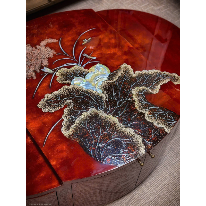 Bàn Sofa 3 phần sơn mài