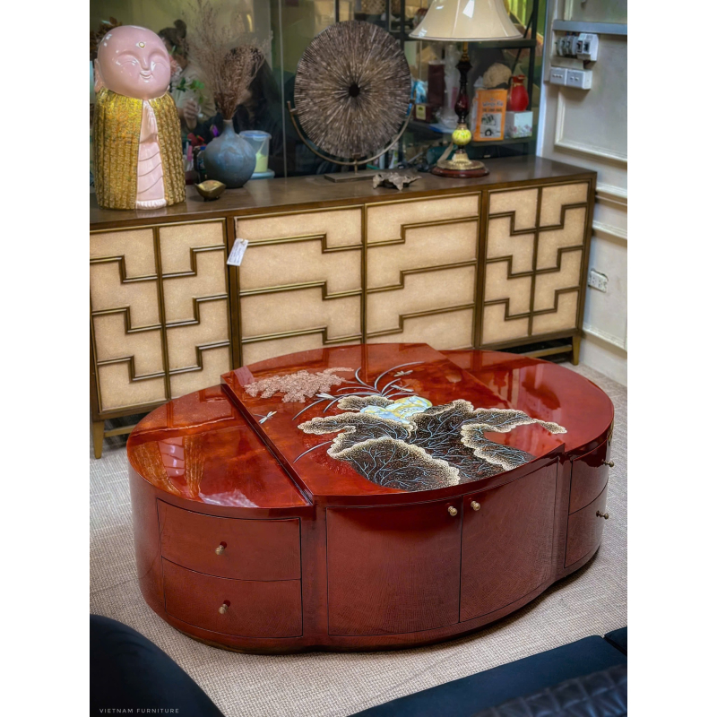 Bàn Sofa 3 phần sơn mài