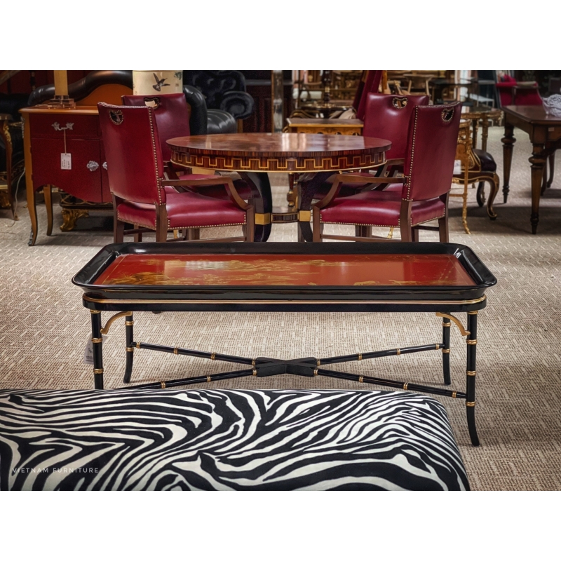 Bàn sofa vẽ phong cảnh 