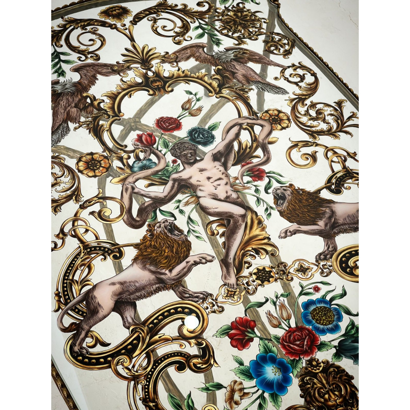 Bàn trà đồng Floral 7.12