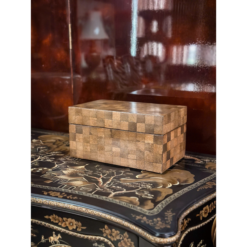 SM578 Hộp SM chữ nhật nâu