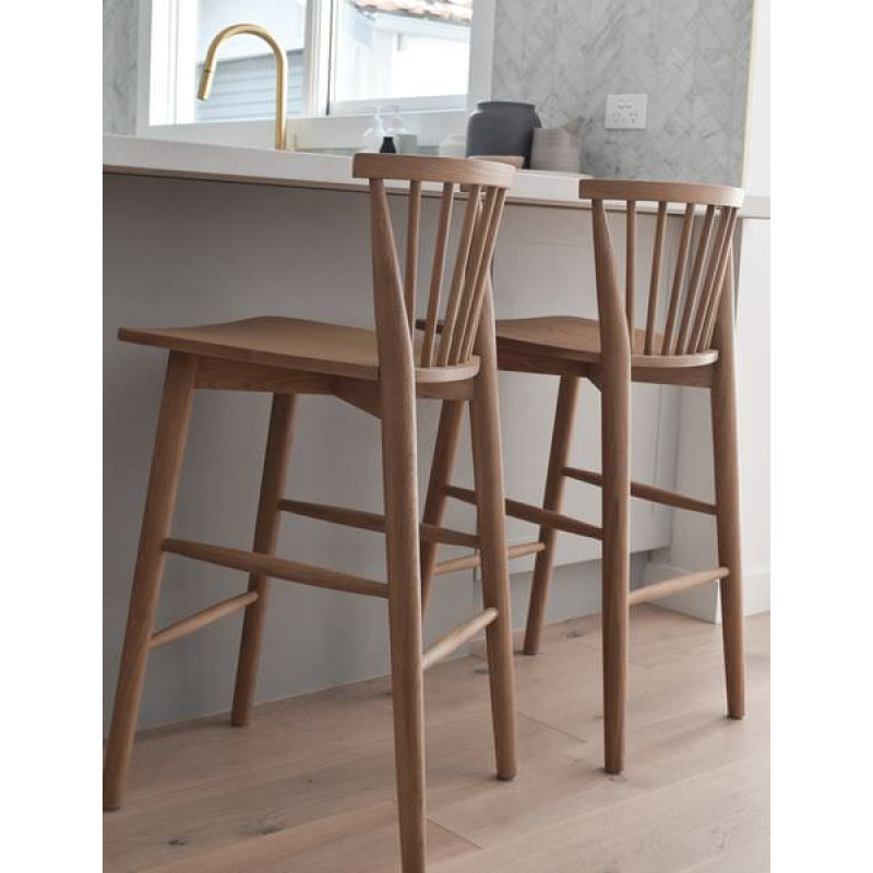 Ghế counter Requin màu tự nhiên