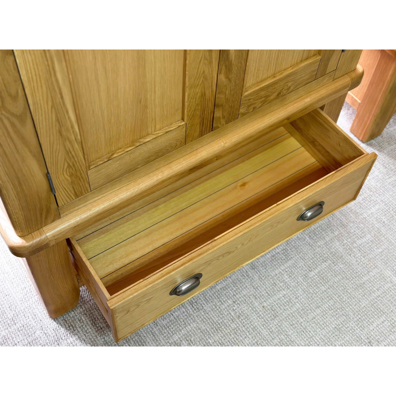 Tủ áo sồi Mỹ - 2 cánh 
